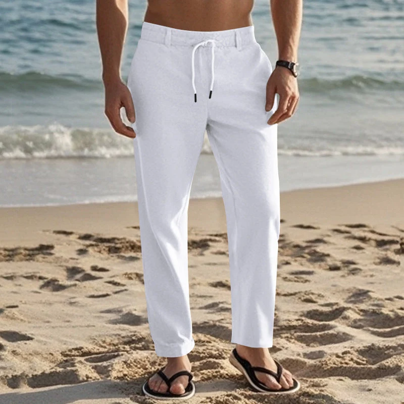 Herren Bequeme Strandhose mit elastischem Bund und praktischen Seitentaschen Nord Taschen
