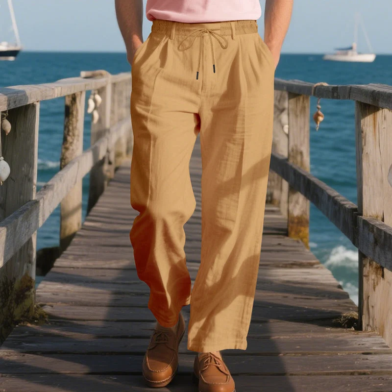 Herren Bequeme Strandhose mit elastischem Bund und praktischen Seitentaschen Nord Taschen
