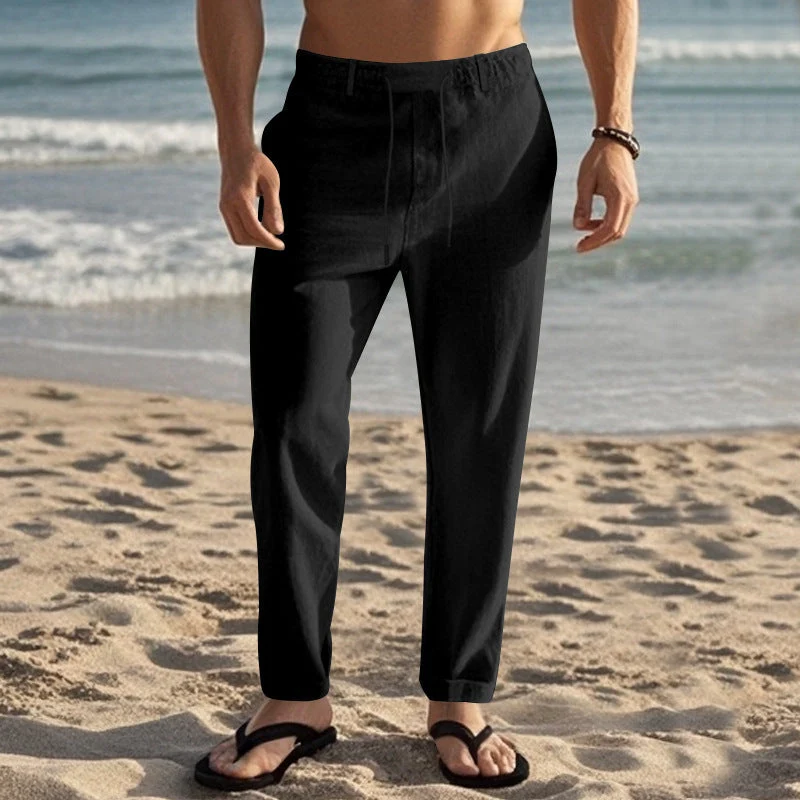 Herren Bequeme Strandhose mit elastischem Bund und praktischen Seitentaschen Nord Taschen