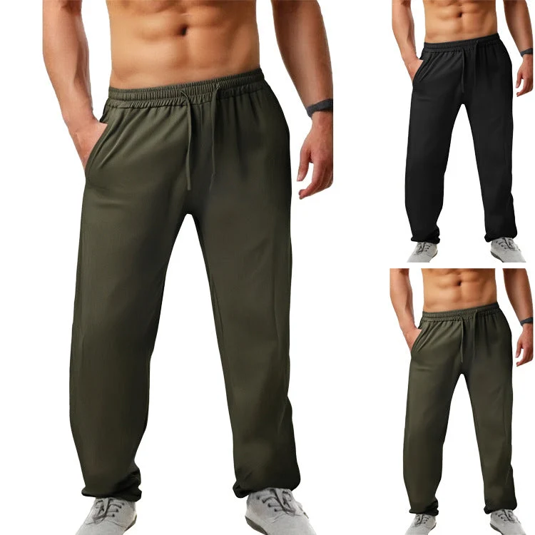 Herren Sportliche Jogginghose mit elastischem Bund und seitlichen Taschen