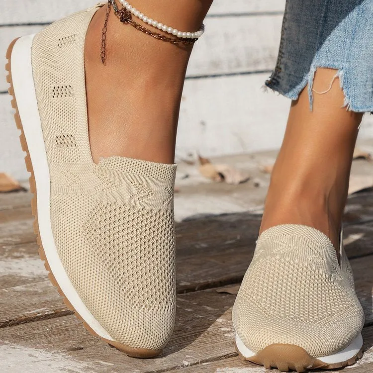 Damen Komfortable Slip-On Sneakers