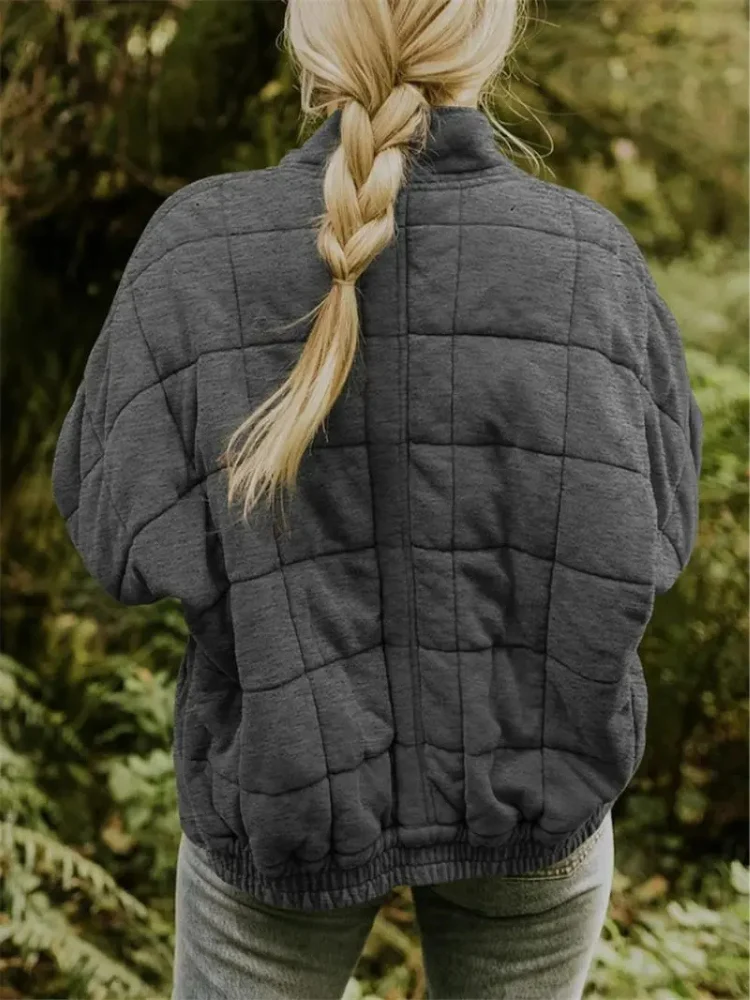 Übergroße und dicke Jacke für Frauen