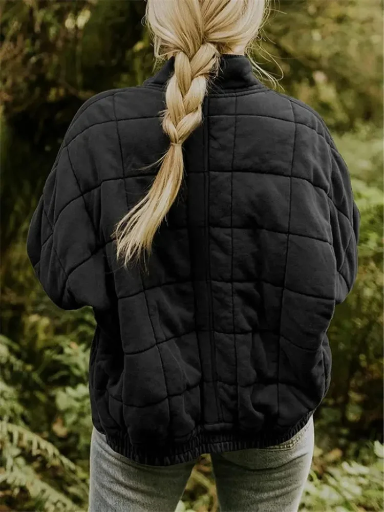 Übergroße und dicke Jacke für Frauen