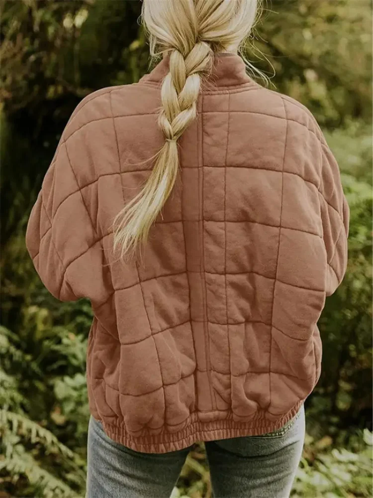 Übergroße und dicke Jacke für Frauen