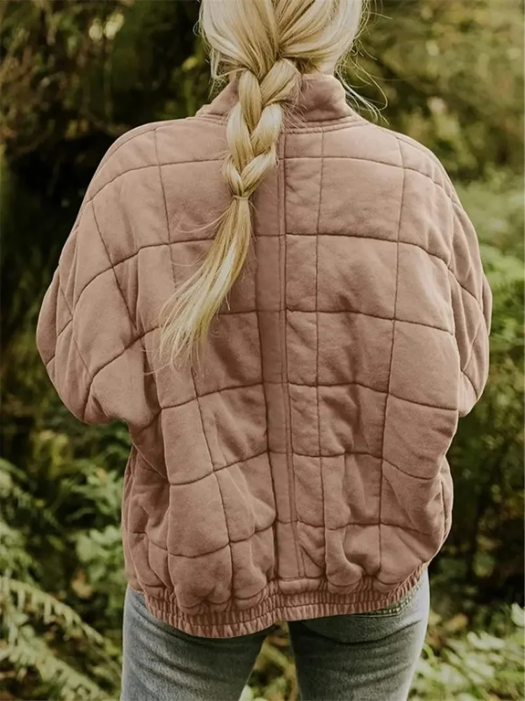 Übergroße und dicke Jacke für Frauen