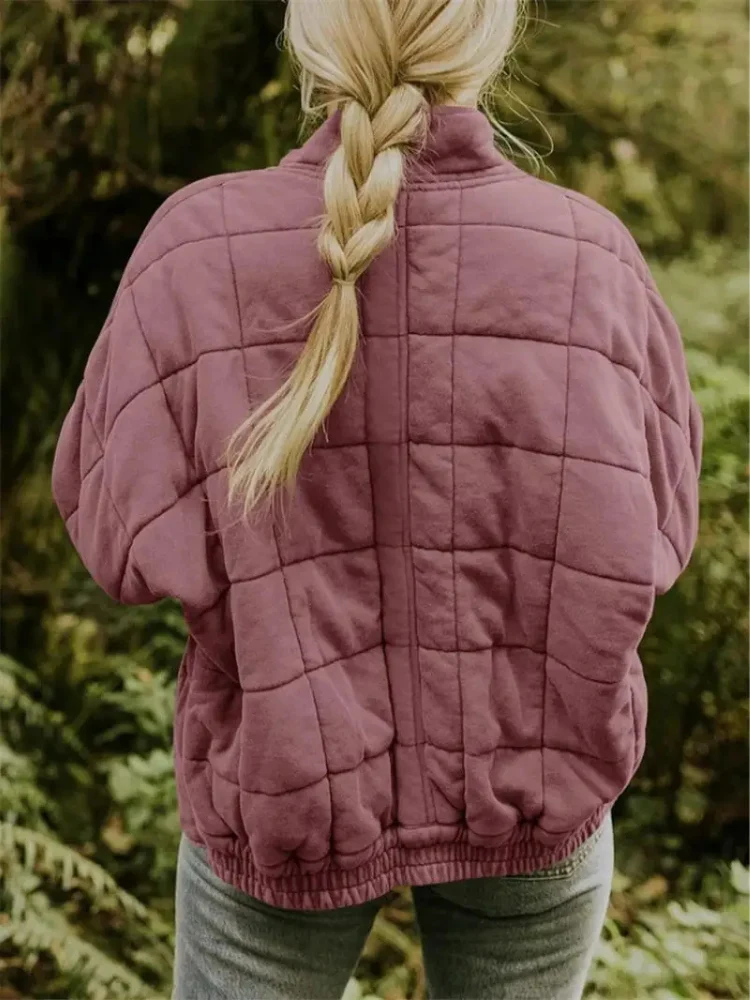Übergroße und dicke Jacke für Frauen
