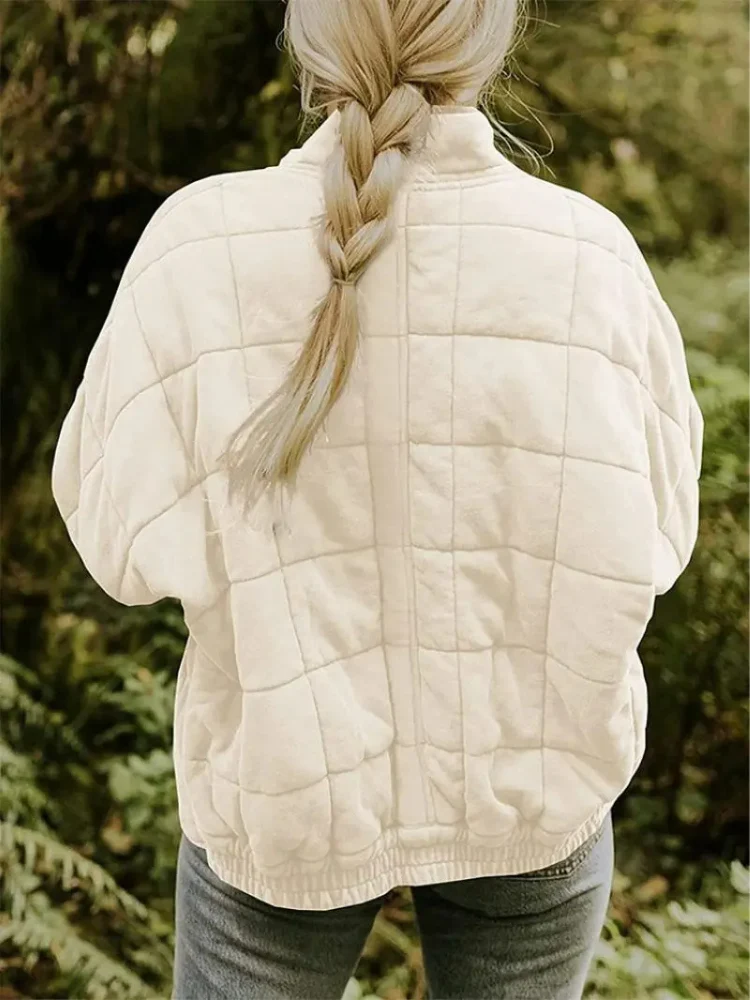 Übergroße und dicke Jacke für Frauen