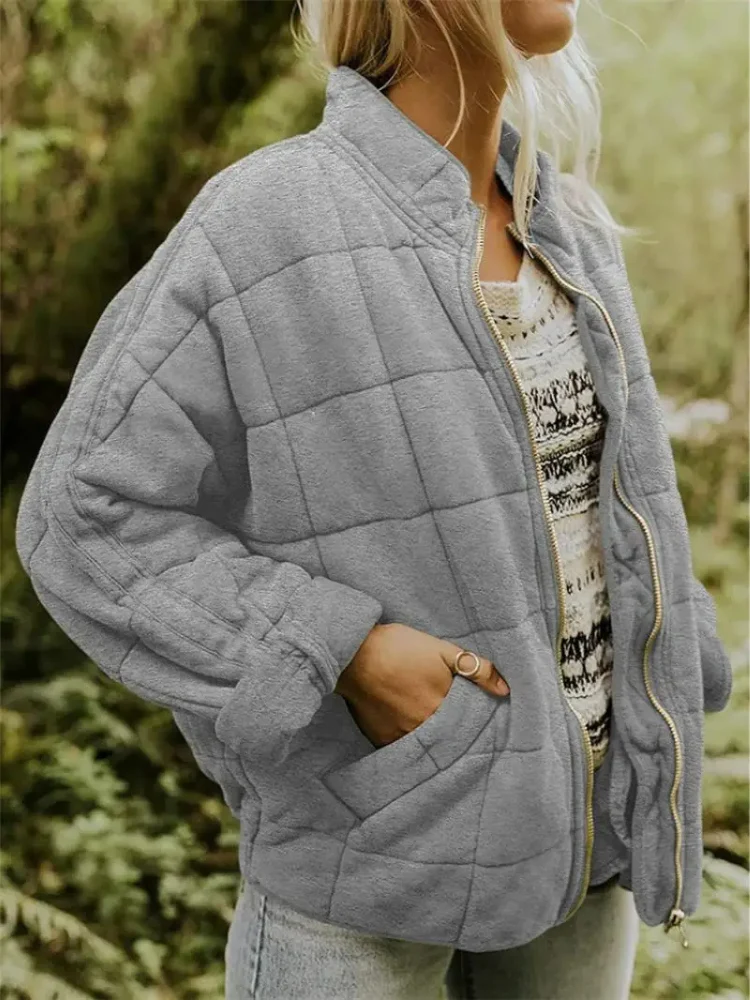 Übergroße und dicke Jacke für Frauen