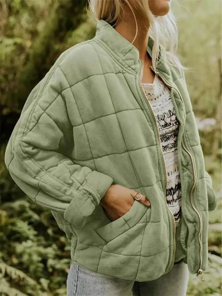 Übergroße und dicke Jacke für Frauen