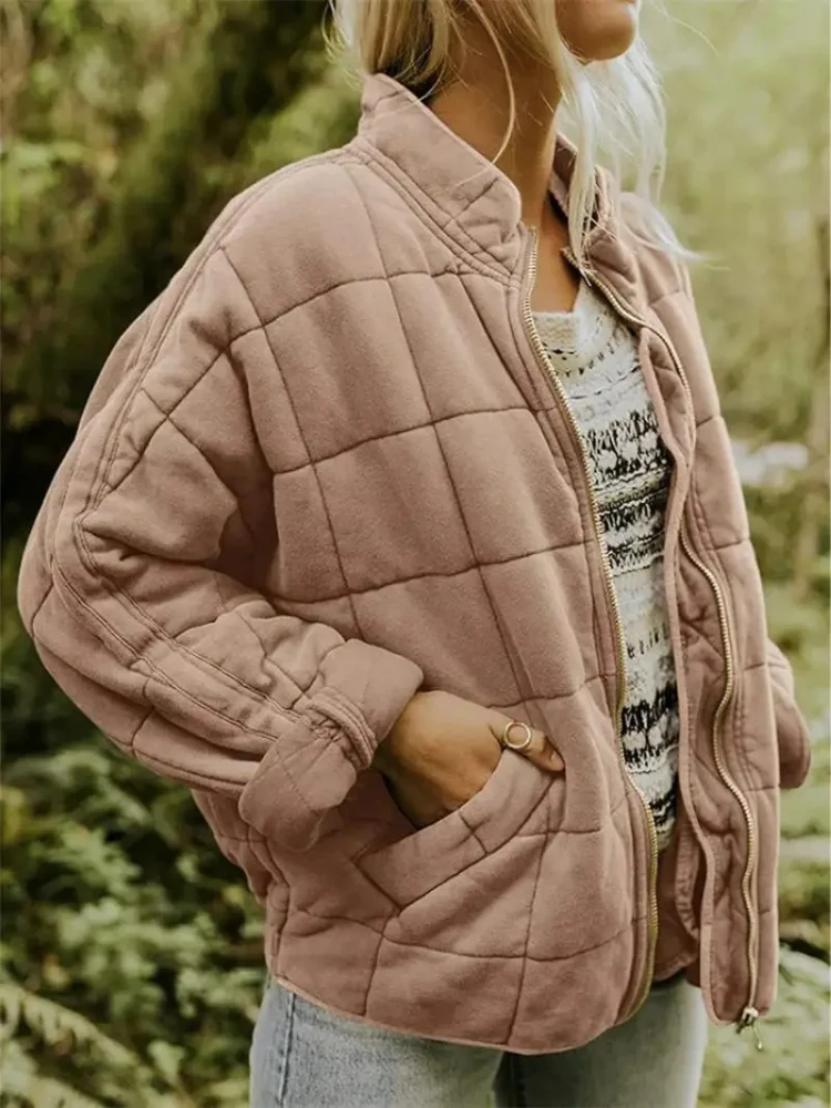 Übergroße und dicke Jacke für Frauen