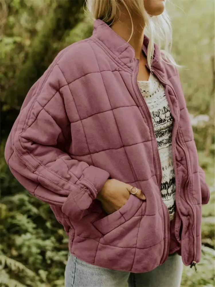 Übergroße und dicke Jacke für Frauen