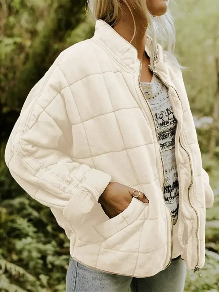 Übergroße und dicke Jacke für Frauen