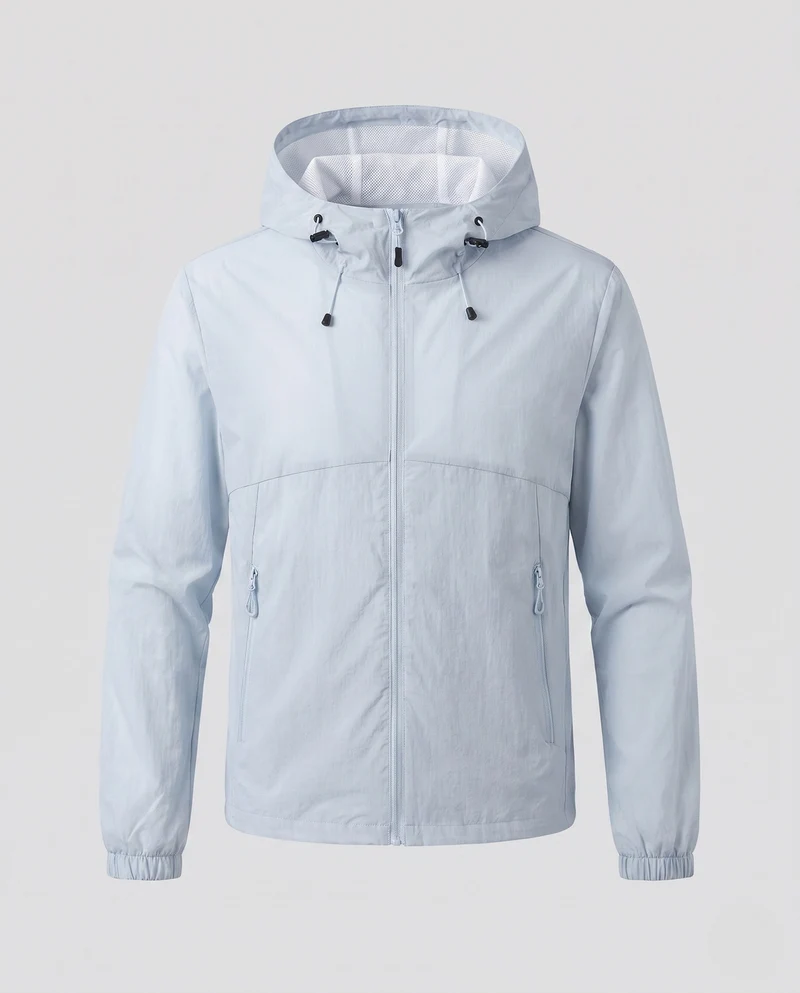 Damen leichte Funktionsjacke mit verstellbarer Kapuze und praktischen Taschen Nord Taschen