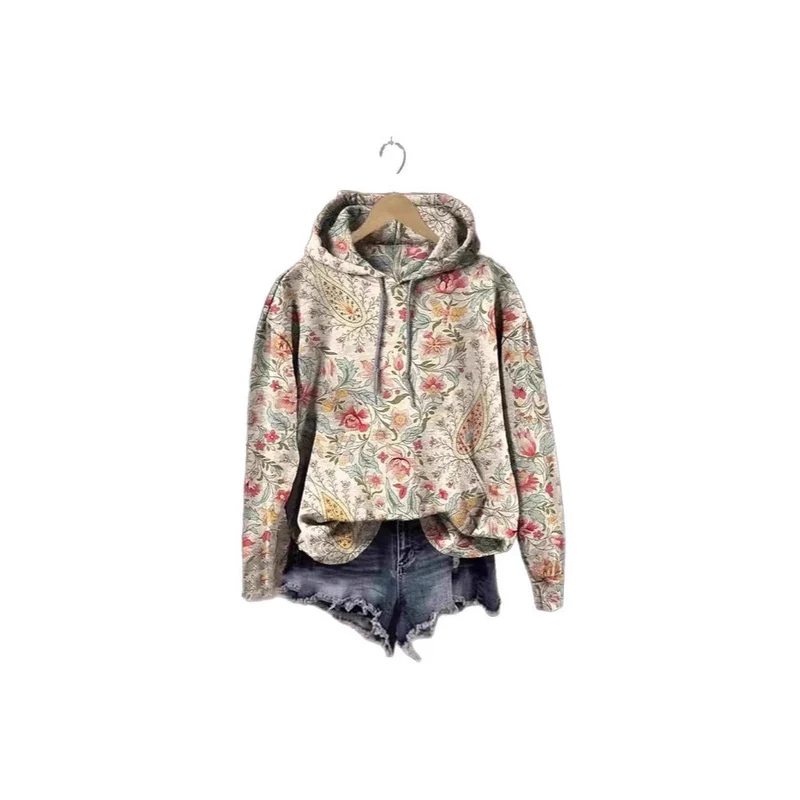 Damen Kapuzenpullover mit kunstvollem Design und bequemer Passform Nord Taschen