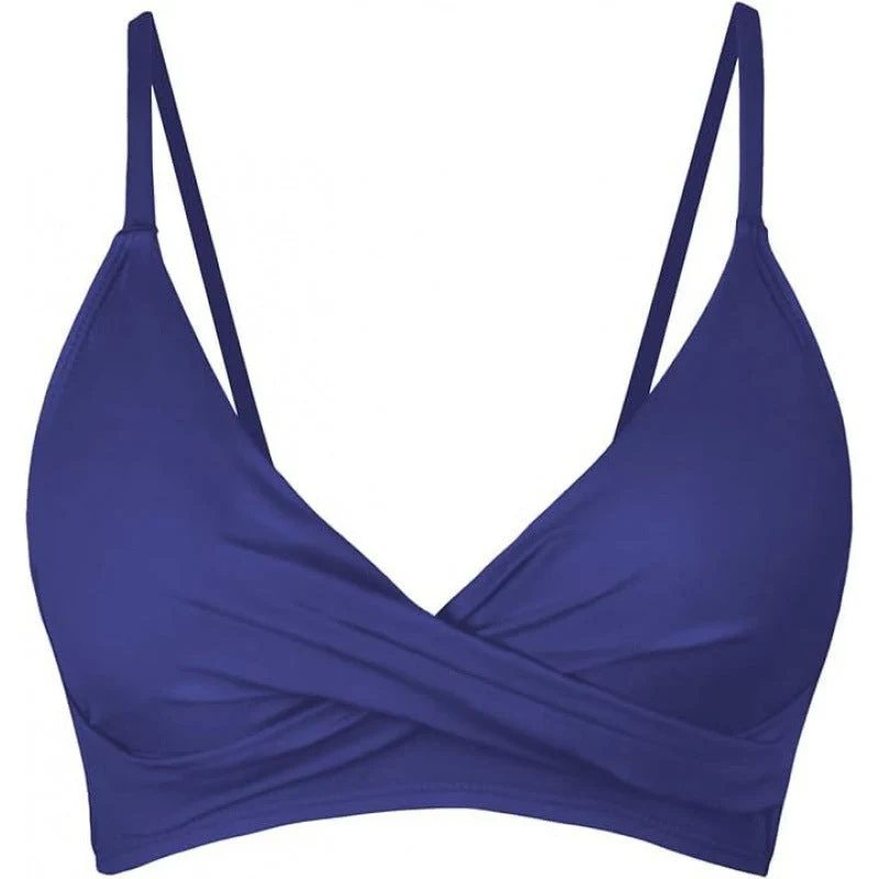 Damen Sportliches Bikini-Oberteil mit Wickel-Design