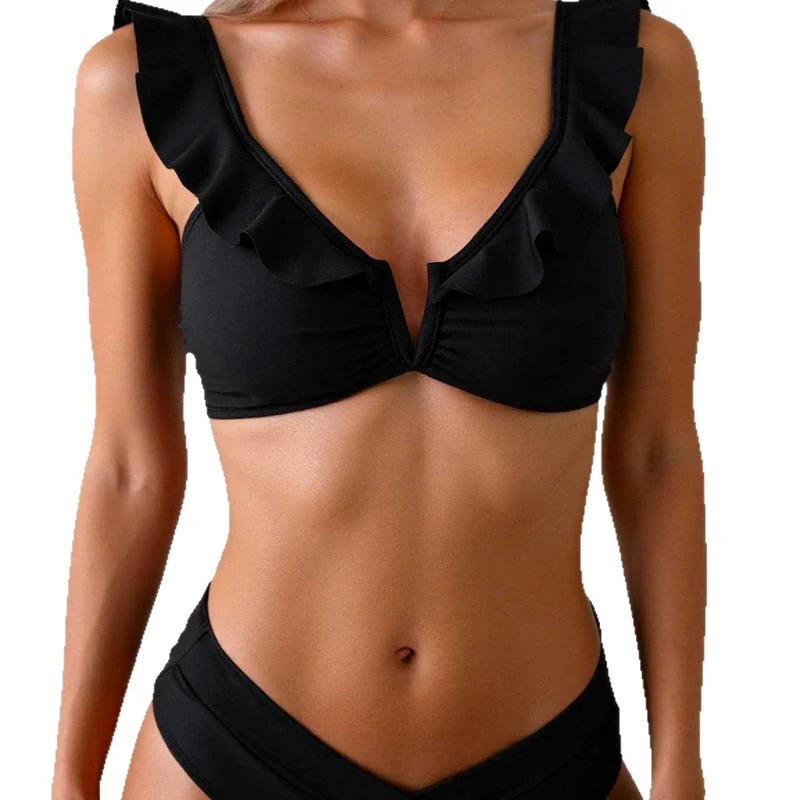 Damen Bikini-Set mit raffinierten Rüschendetails Nord Taschen