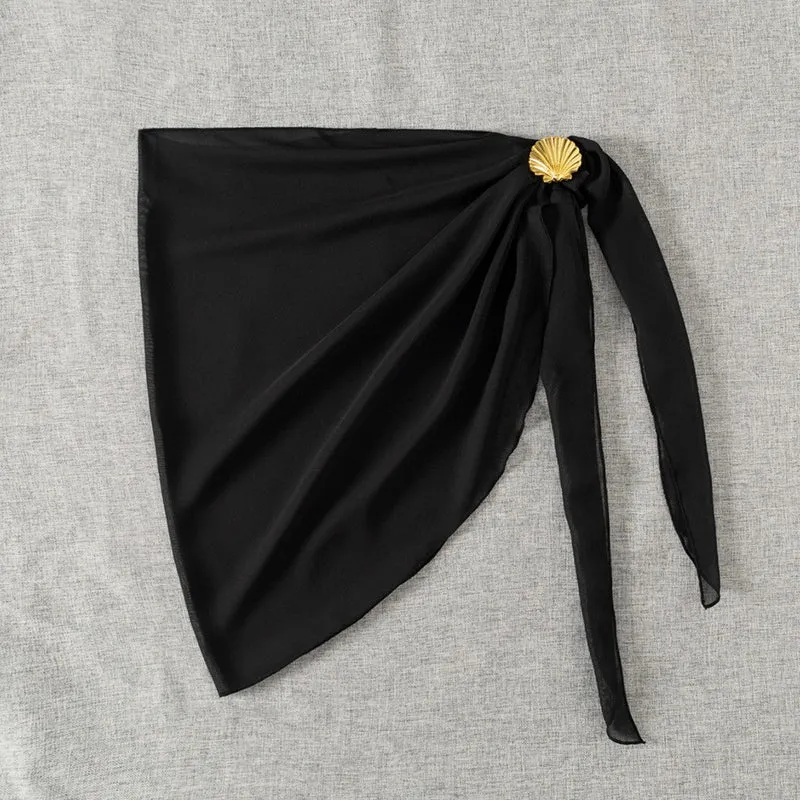Damen Wickelrock mit Rüschendetails Nord Taschen