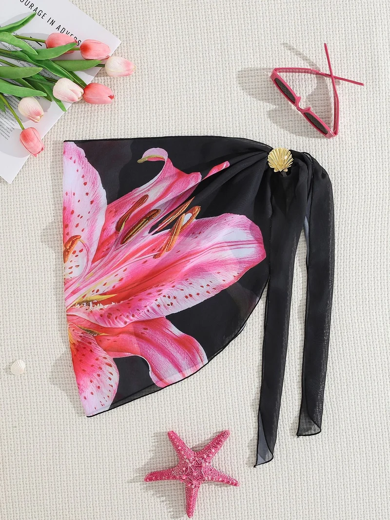 Damen Wickelrock mit Rüschendetails Nord Taschen