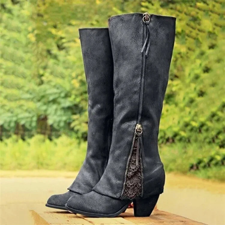 Stiefel für Damen Blockabsatz