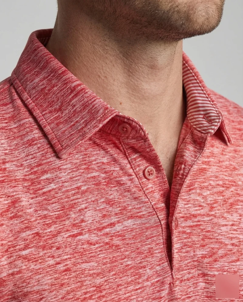 Herren Poloshirt Melange