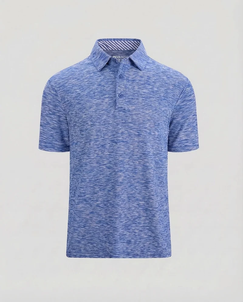 Herren Poloshirt Melange