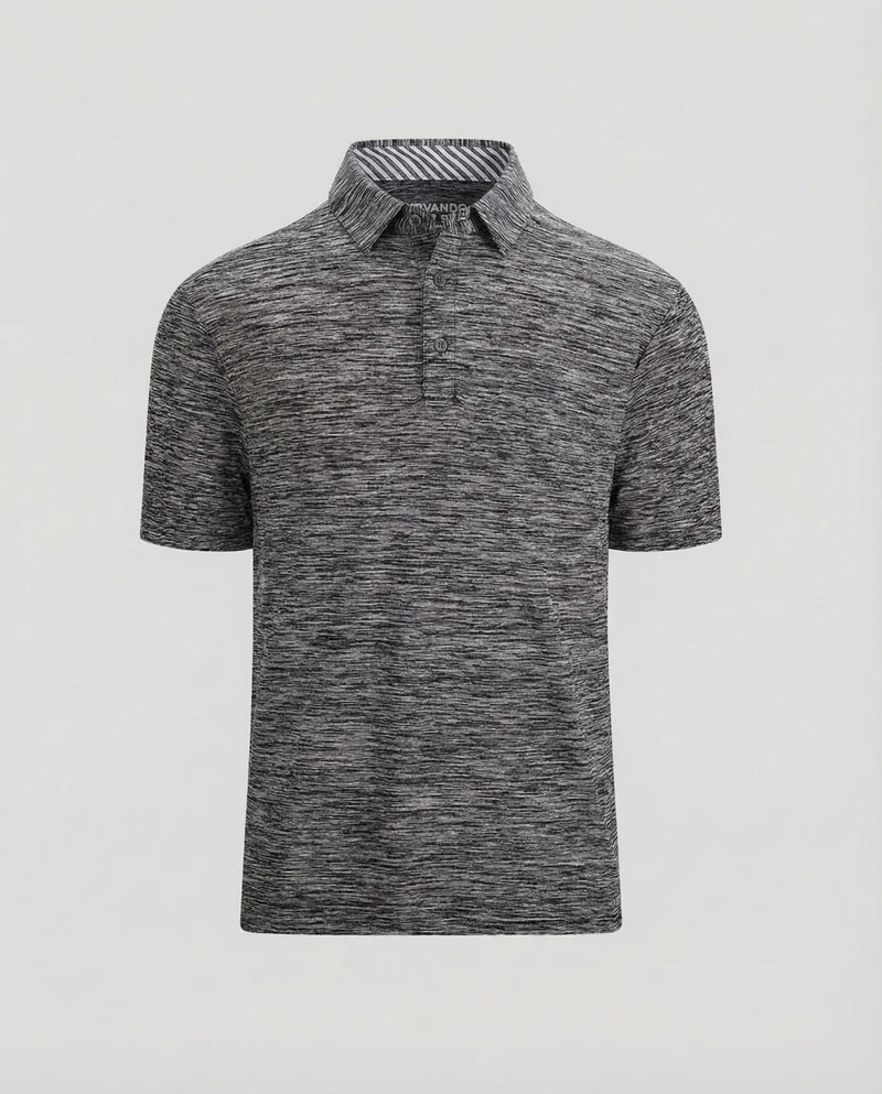 Herren Poloshirt Melange
