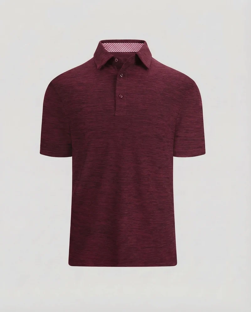 Herren Poloshirt Melange
