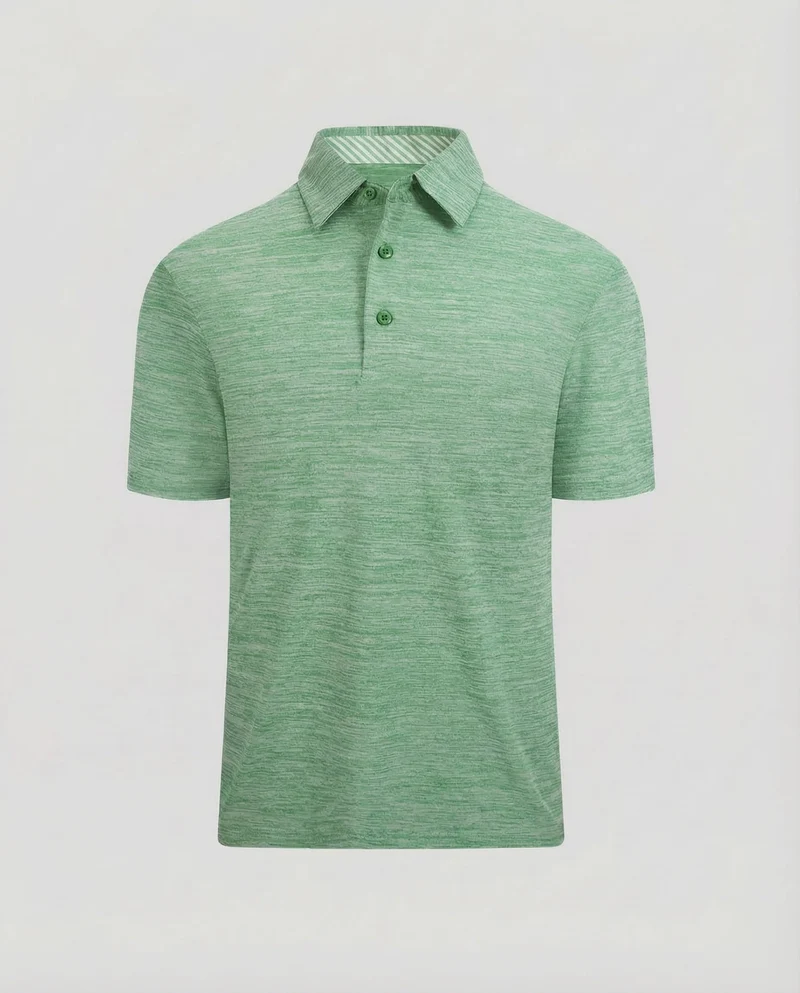 Herren Poloshirt Melange