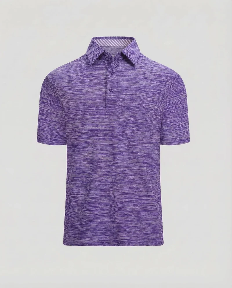Herren Poloshirt Melange
