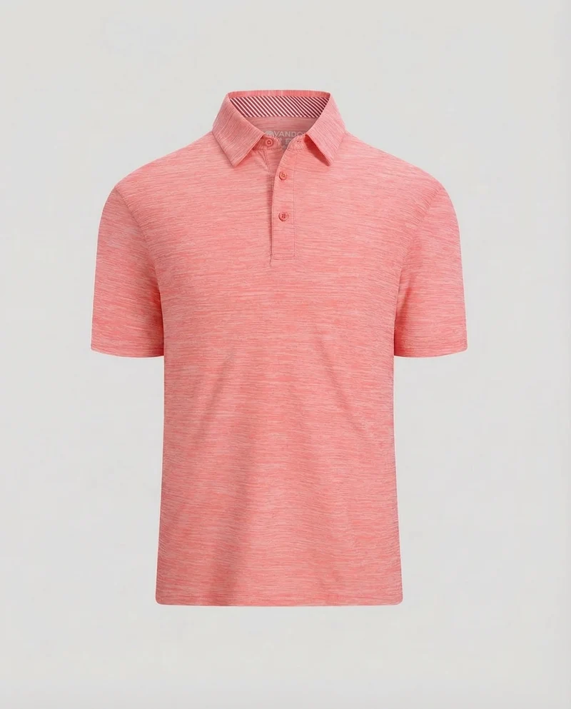 Herren Poloshirt Melange