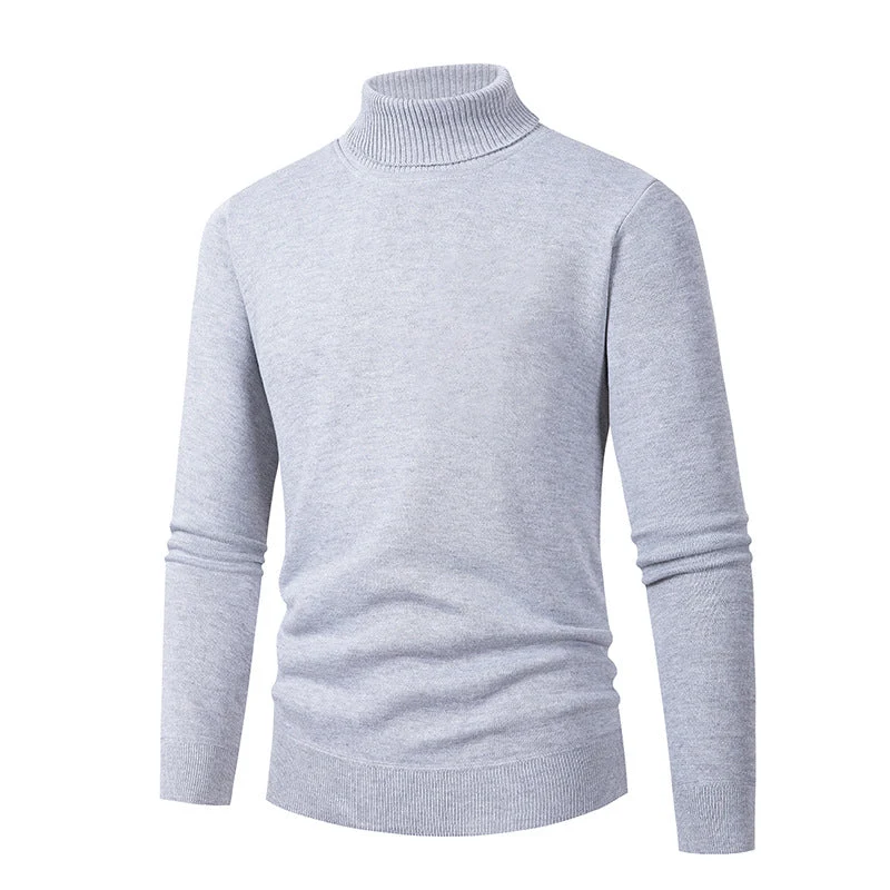 Herren eleganter Rollkragenpullover aus hochwertigem Material