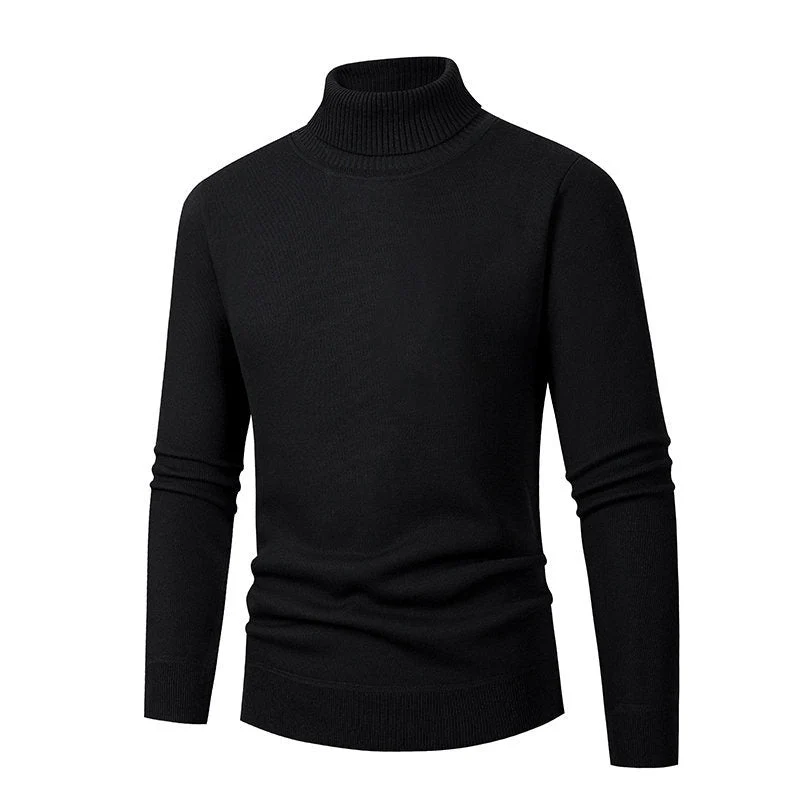 Herren eleganter Rollkragenpullover aus hochwertigem Material