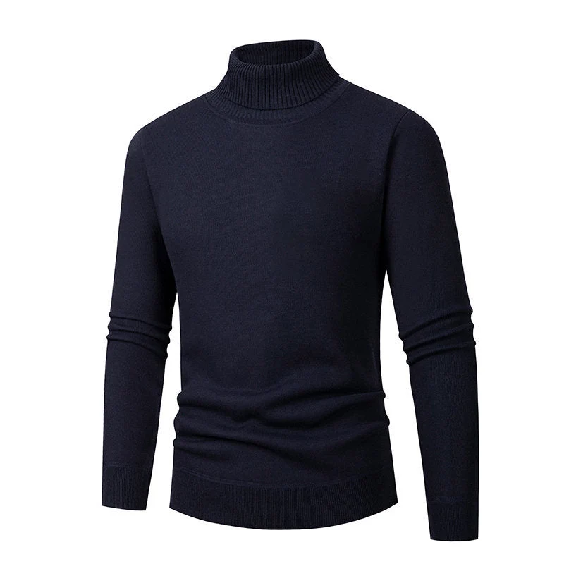 Herren eleganter Rollkragenpullover aus hochwertigem Material