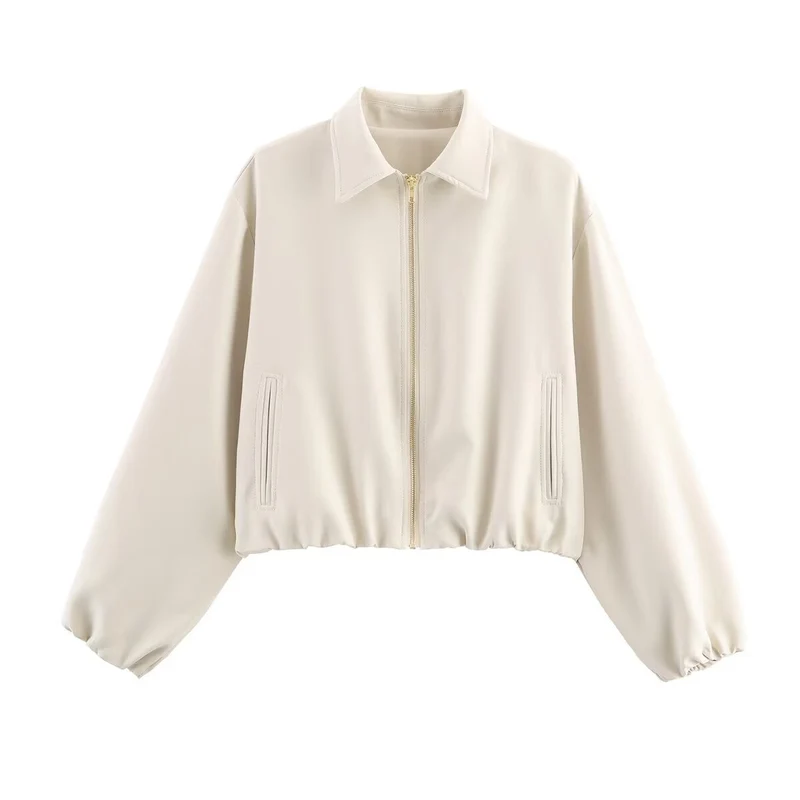 Damen cropped Übergangsjacke