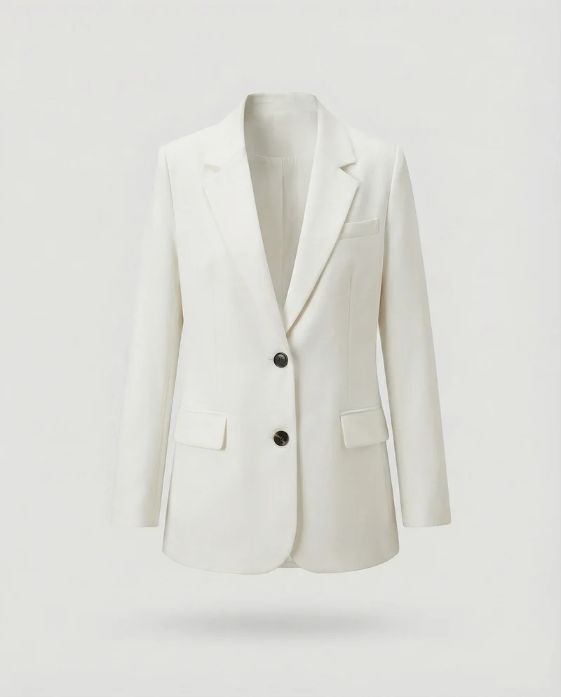 Damen Präzise Manschettenknöpfe Zweiknopf-Blazer
