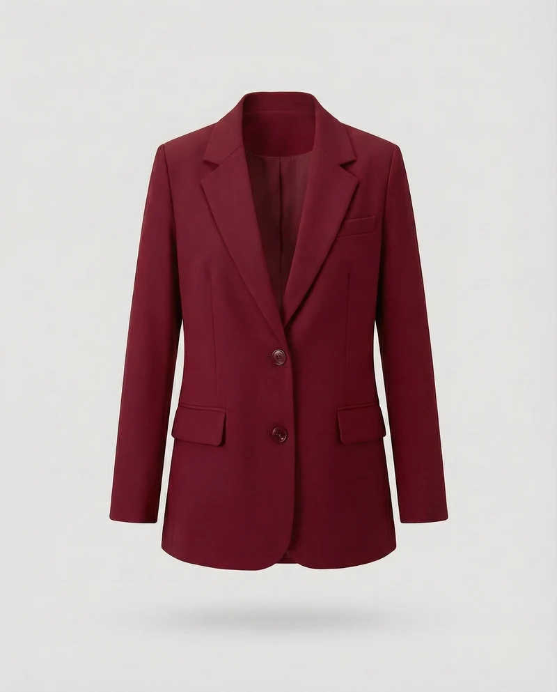 Damen Präzise Manschettenknöpfe Zweiknopf-Blazer