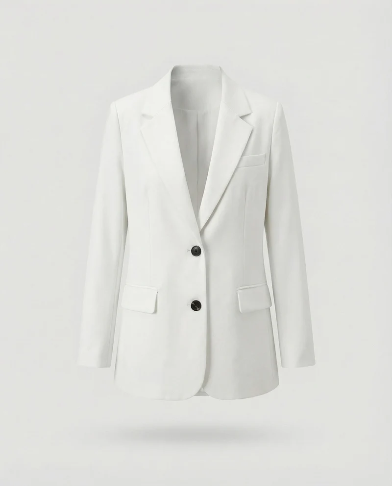Damen Präzise Manschettenknöpfe Zweiknopf-Blazer