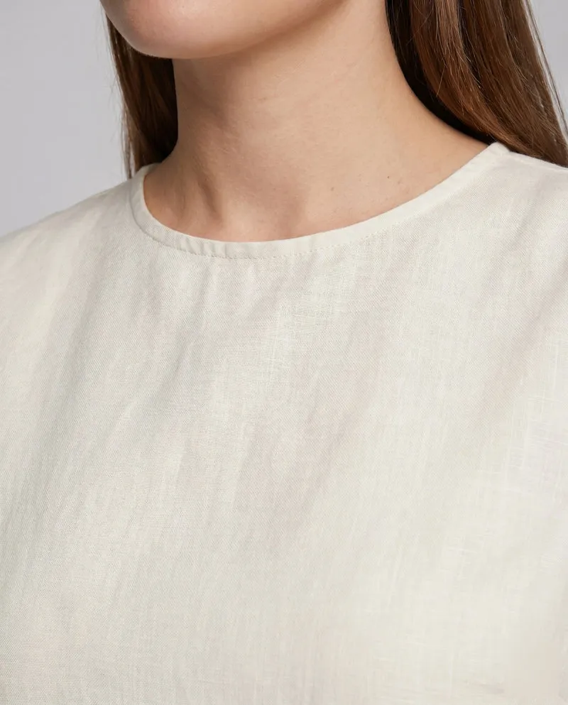 Damen luftiges ärmelloses Oberteil mit minimalistischer Silhouette