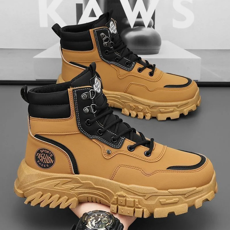 Damen Sportliche High-Top Stiefel mit rutschfester Sohle und strapazierfähigem Obermaterial Nord Taschen