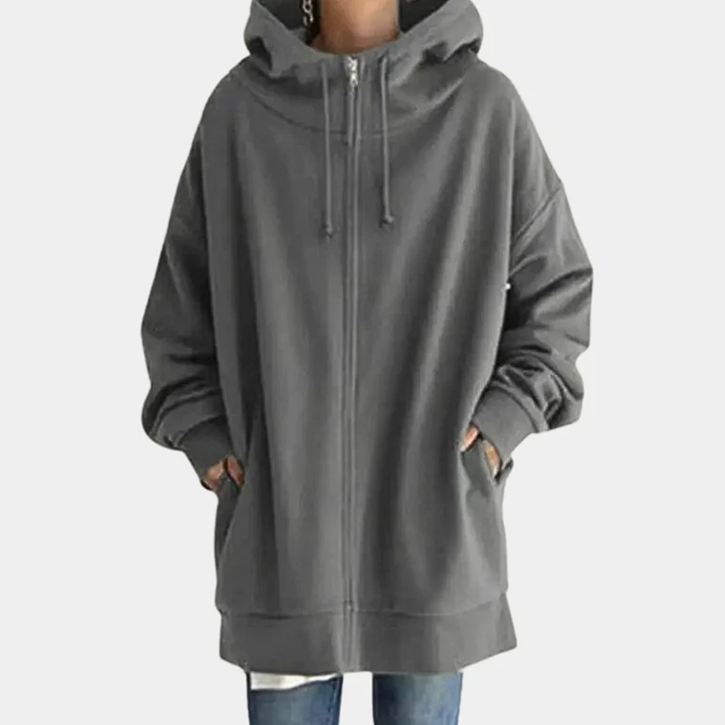 Herbst Hoodie mit Reißverschluss für Frauen