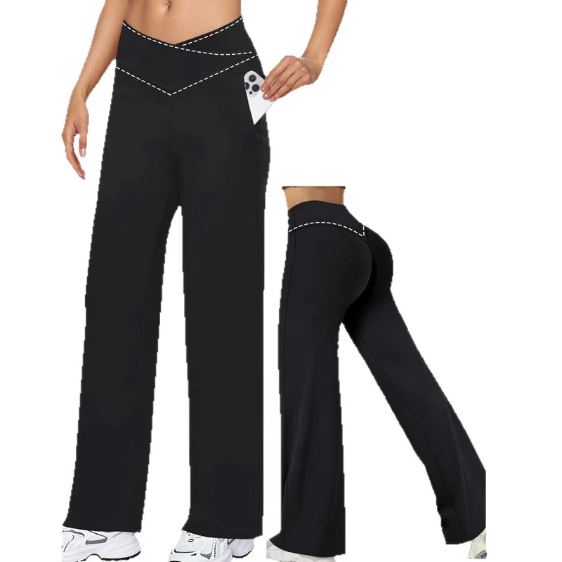 Damen Kompressionshose mit hoher Taille und Tummy Control
