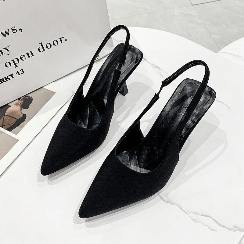 Damen Slingback-Pumps mit spitzem Zehenbereich und elegantem Design Nord Taschen