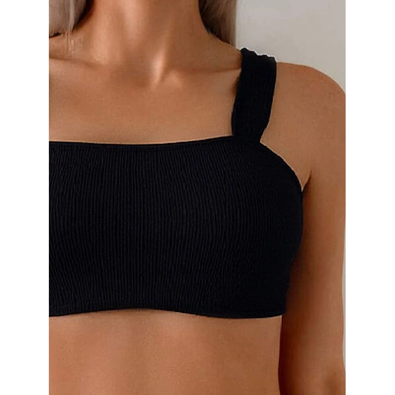 Damen Sportliches Bikini-Set mit breiten Trägern
