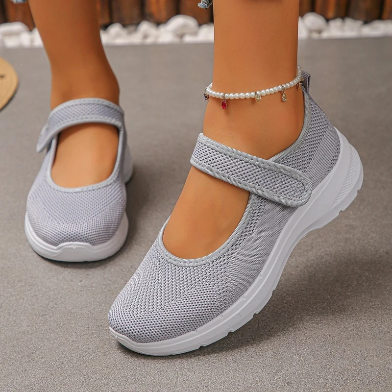 Damen Atmungsaktive Klett-Sneaker Nord Taschen