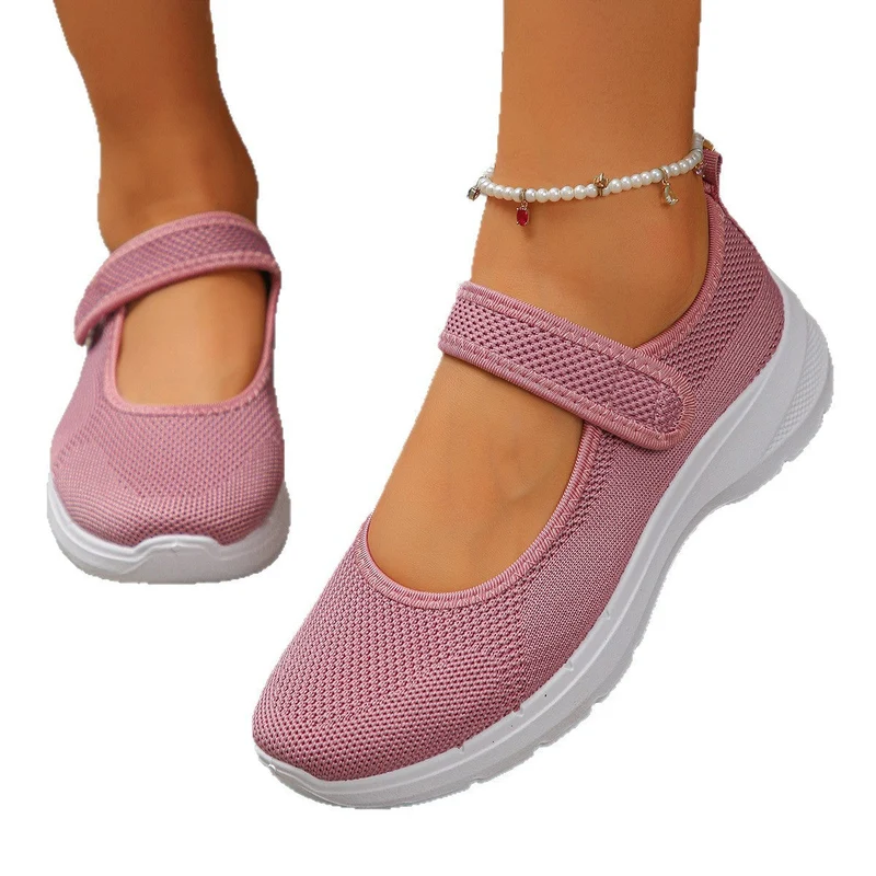 Damen Atmungsaktive Klett-Sneaker Nord Taschen