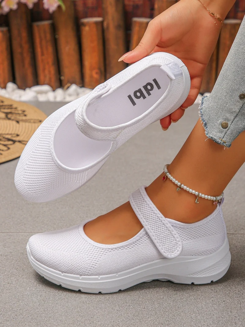 Damen Atmungsaktive Klett-Sneaker Nord Taschen