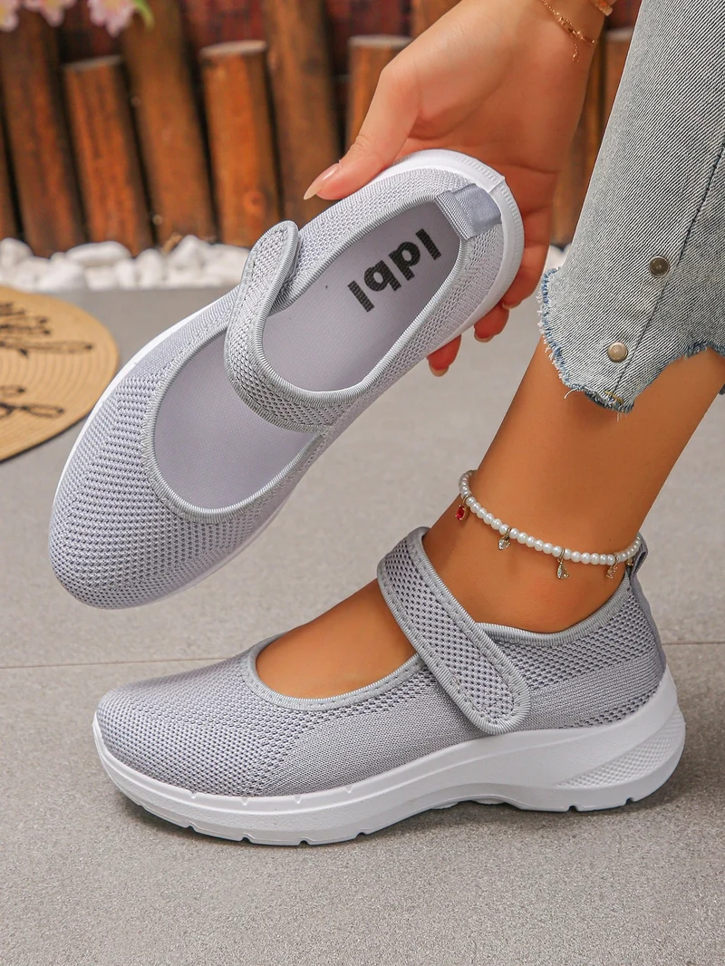Damen Atmungsaktive Klett-Sneaker Nord Taschen