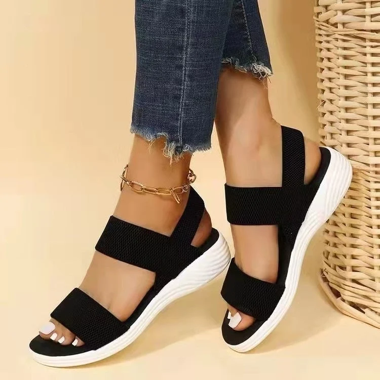 Damen Sportliche Sandalen mit rutschfester Sohle und atmungsaktivem Obermaterial