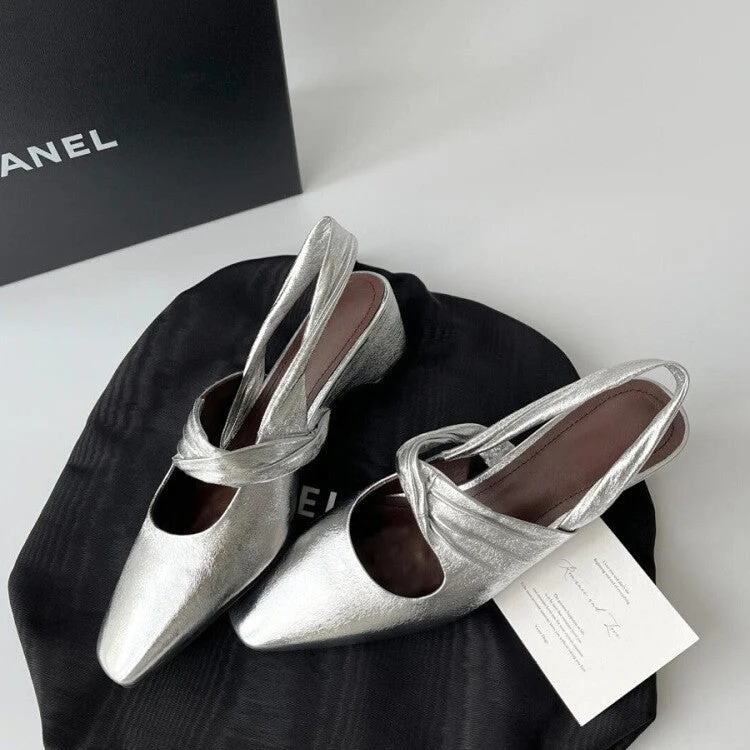Damen Elegante spitze Pumps mit feinem Riemendesign Nord Taschen