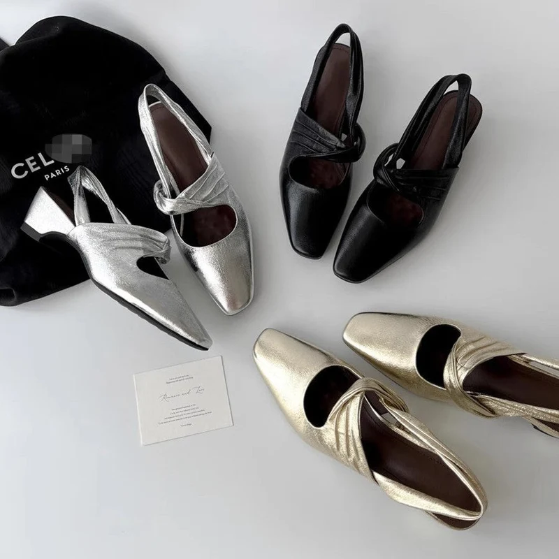 Damen Elegante spitze Pumps mit feinem Riemendesign Nord Taschen